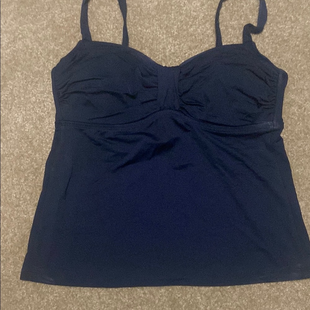 Women’s black bathing suit too. Size large.